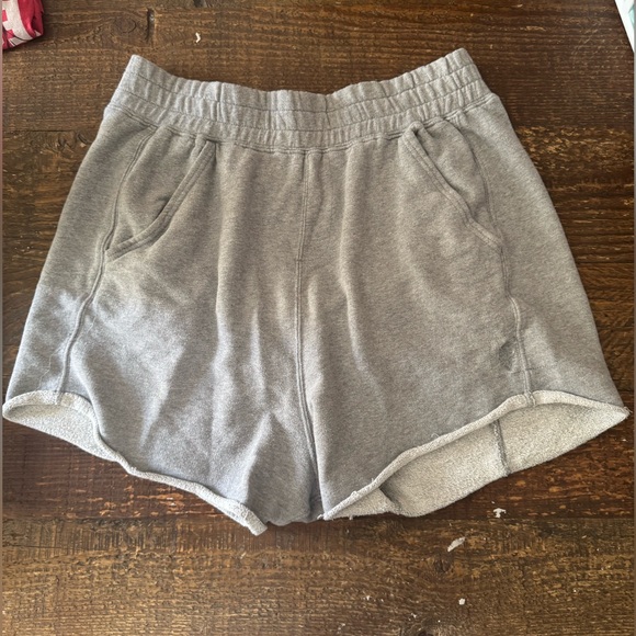 Free People Movement All Star Shorts Sz L Gray EUC - Picture 2 of 3